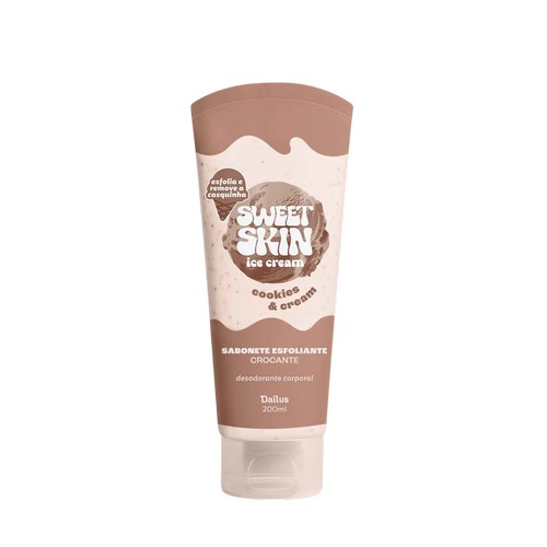 SABONETE ESFOLIANTE CROCANTE (COOKIES & CREAM) ? SWEET SKIN ICE CREAM