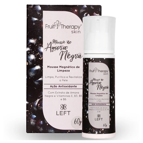 Mousse Magnética de Amora Negra Fruit Therapy Skin (1x60g)