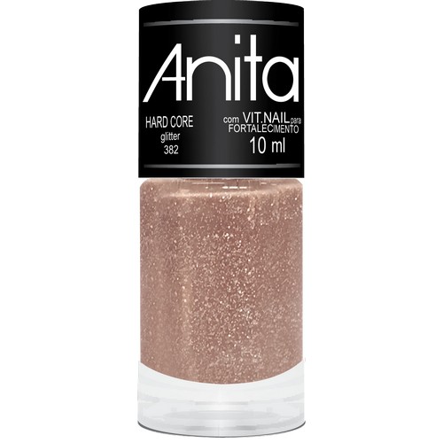 ESMALTE ANITA - 382 HARD CORE - GLITTER